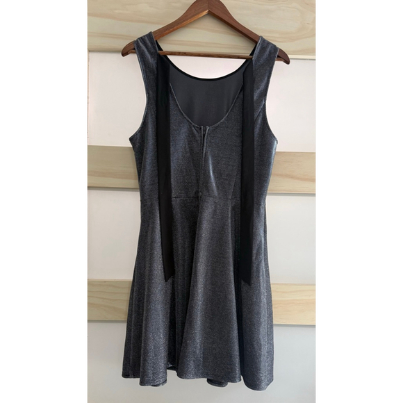Speechless Metallic Silver Shimmer Fit & Flare Party Dress XXL – Holiday Cocktai - Picture 2 of 6